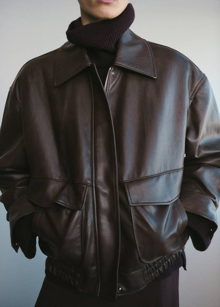 Veste Oversize Cuir Synthétique