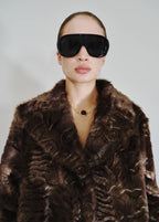 Manteau Fausse Fourrure Texture