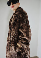 Manteau Fausse Fourrure Texture