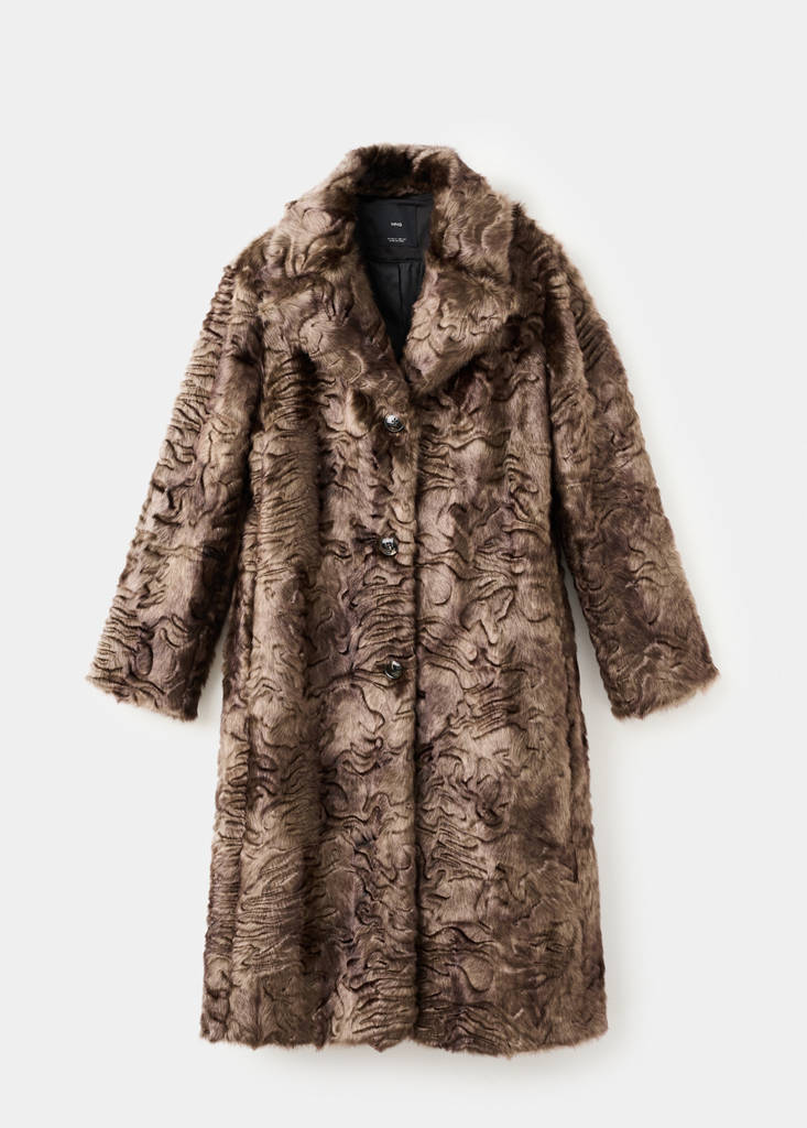 Manteau Fausse Fourrure Texture