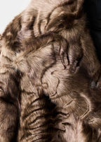 Manteau Fausse Fourrure Texture