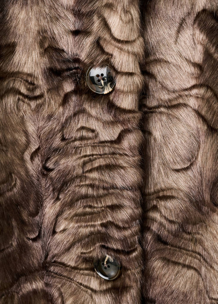 Manteau Fausse Fourrure Texture
