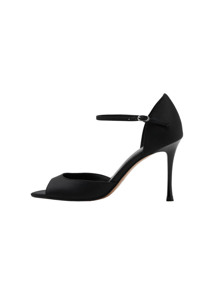 Sandales Talon Satinées