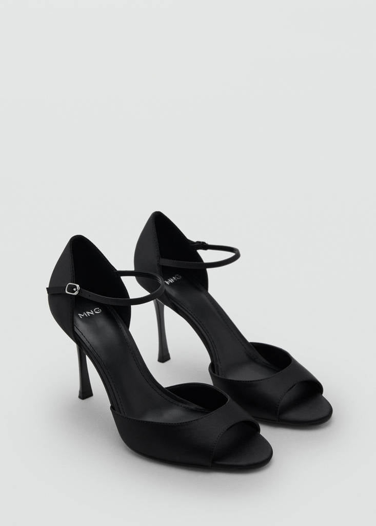 Sandales Talon Satinées