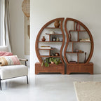 Ying Yang - Bibliothèque - Teck - Naturel