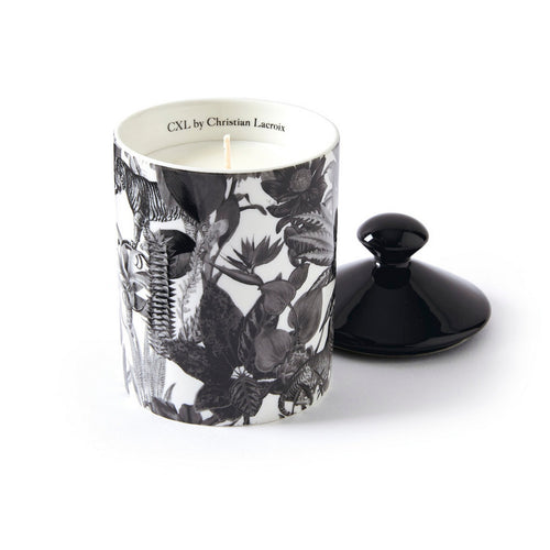 Zanzibar - Bougie Parfumée En Pot De Porcelaine - Zanzibar Noir - Poivre Rose - Durée De Combustion 65H