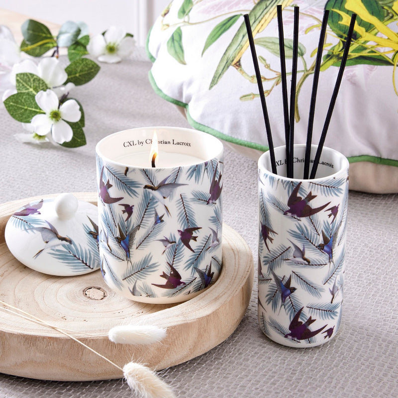 Birds - Diffuseur En Porcelaine - Birds Blanc - Jasmin & Ylang