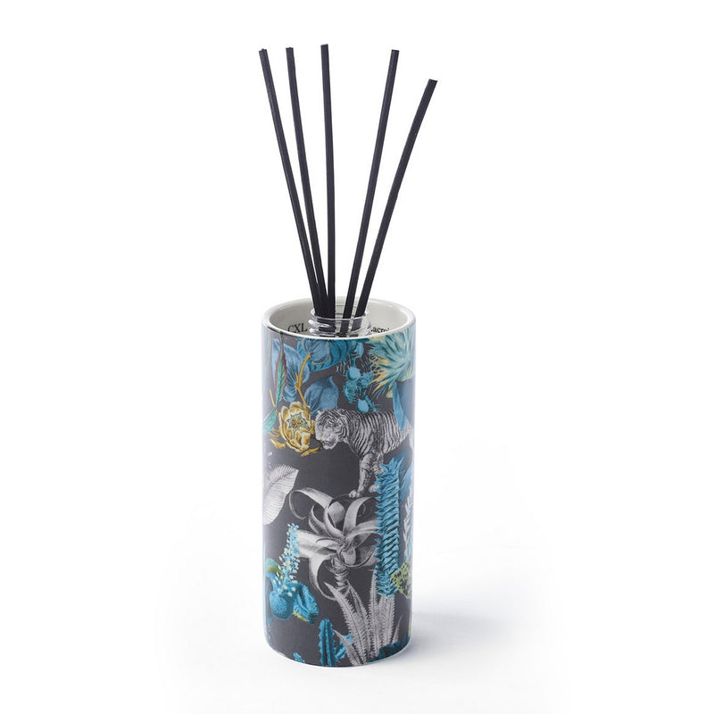 Zanzibar - Diffuseur En Porcelaine Zanzibar Gris Foncé - Poudre De Saffran