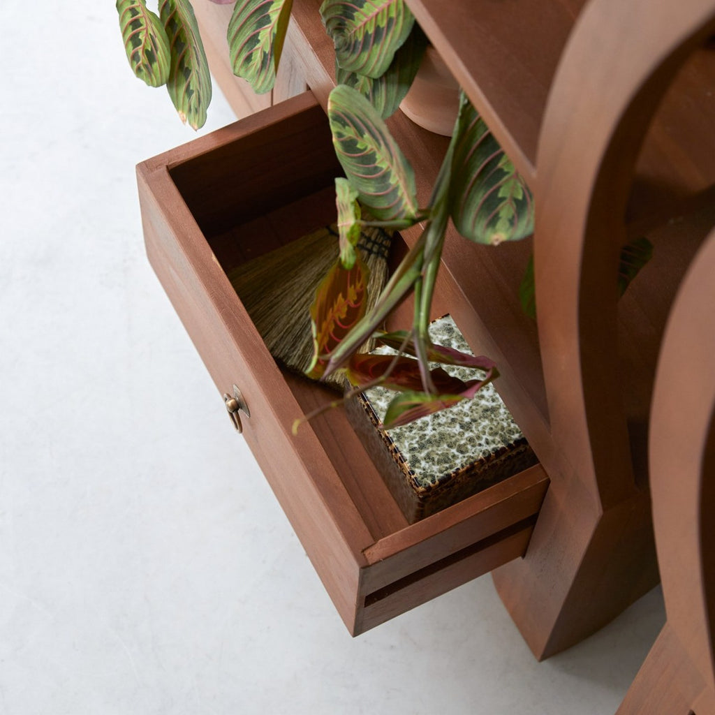 Ying Yang - Bibliothèque - Teck - Naturel