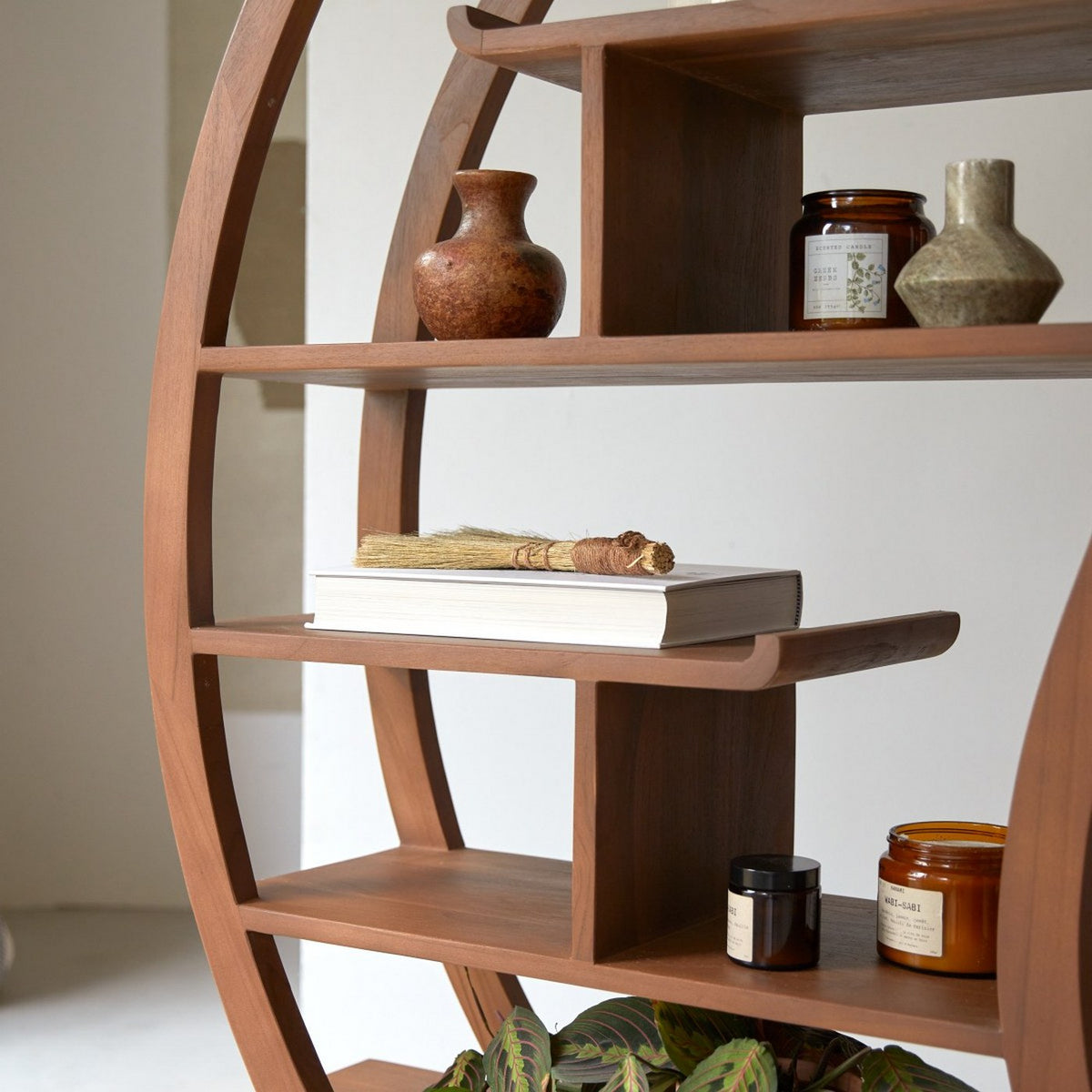 Ying Yang - Bibliothèque - Teck - Naturel