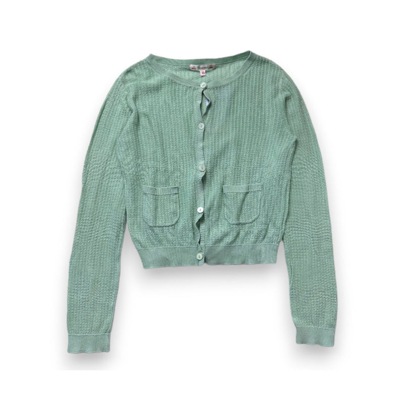 Bonpoint - Cardigan Vert Émeraude - 12Ans