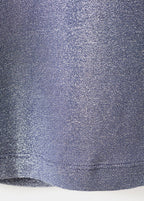 T-Shirt Lurex Col Montant