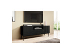 Kasha - TV Unit with Open Compartment - Black Legs