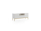 Kasha - TV Unit with Open Compartment - Gold Legs