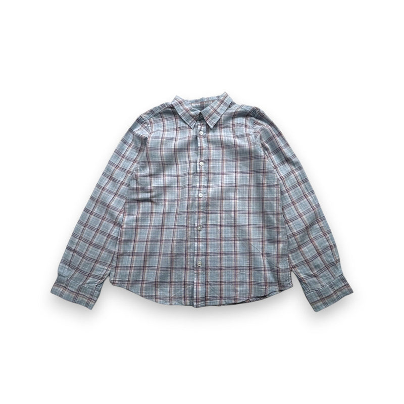 Bonpoint - Chemise Bleu À Carreaux - 8 Ans