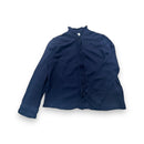 Bonpoint - Blouse Fluide Bleue À Pois - 6 Ans