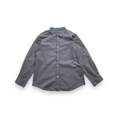 Bonpoint - Chemise À Carreaux Gris - 6 Ans