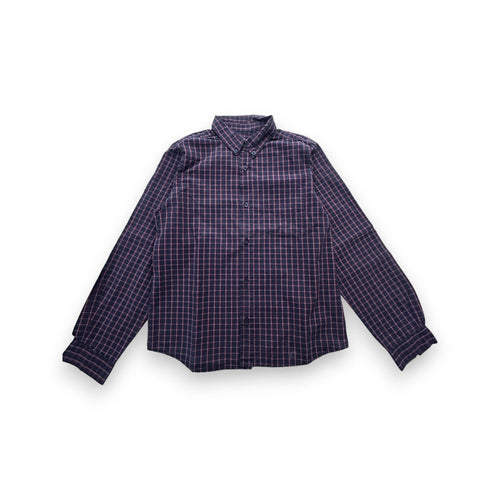 Bonpoint - Chemise Bleue À Carreaux - 10 Ans