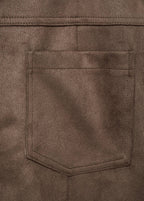 Veste Cuir Synthétique Poches