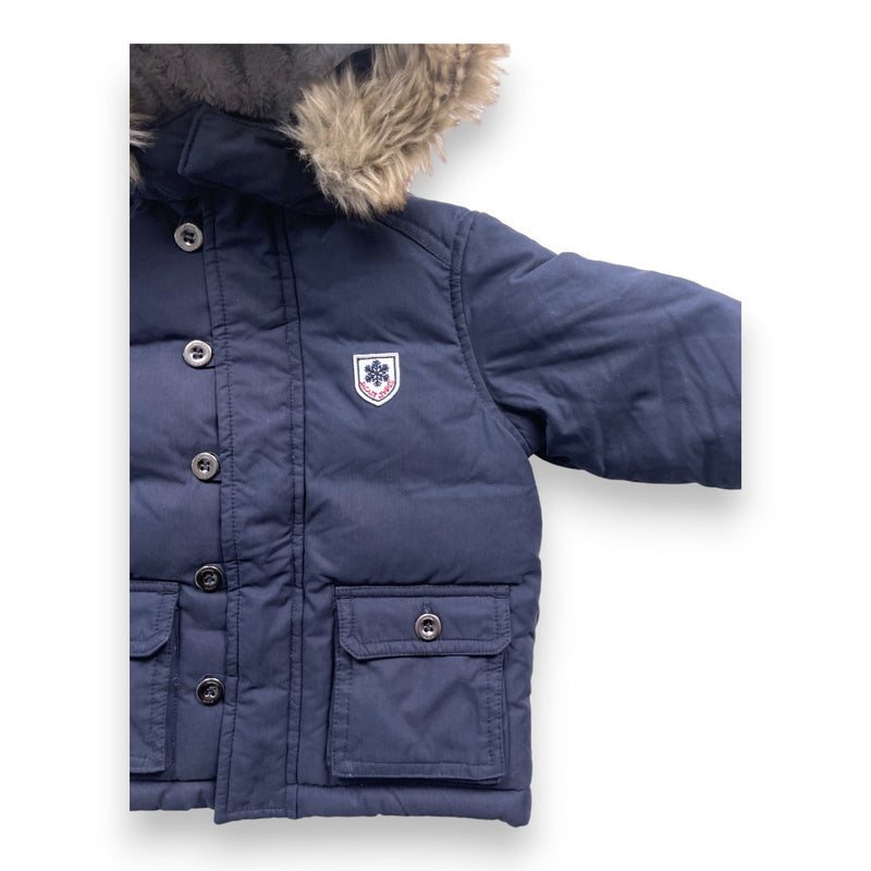 Jacadi - Parka Bleu Marine - 12 Mois