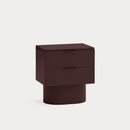 Totem - Table De Chevet - Aubergine