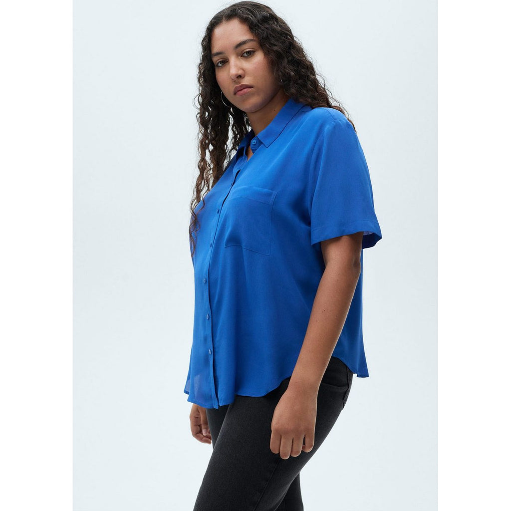 Camisa musgo - Azul