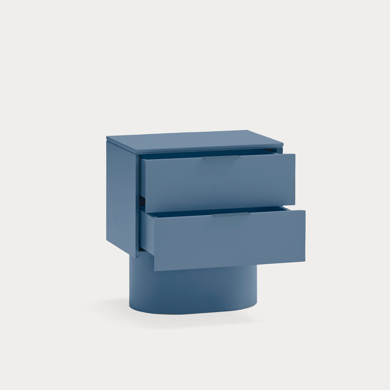 Totem - Table De Chevet - Bleu Ciel