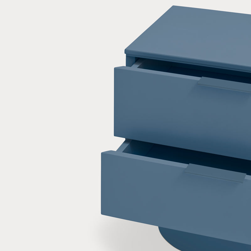 Totem - Table De Chevet - Bleu Ciel