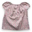 Bonpoint - Blouse Crème À Fleurs Roses - 10 Ans