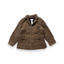 Bonpoint - Manteau Marron Effet Velours - 3 Ans