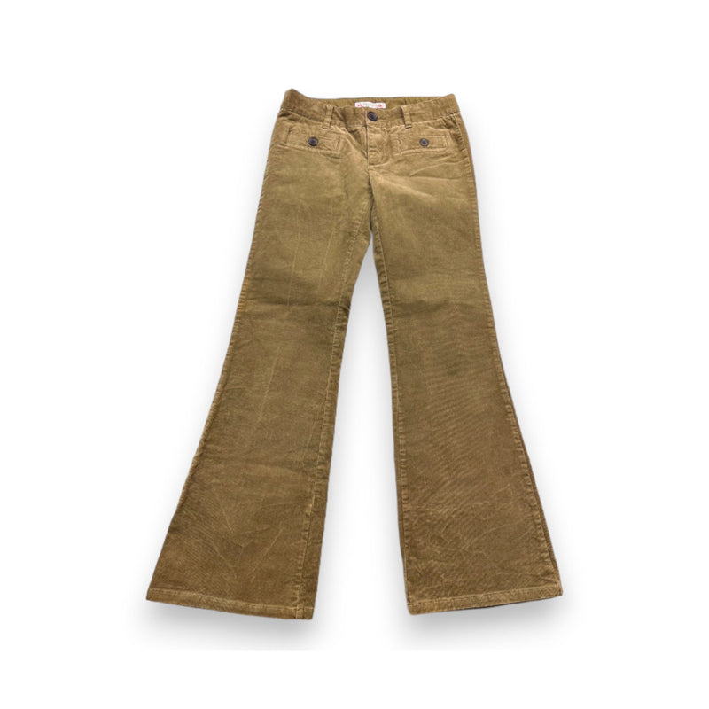 Bonpoint - Pantalon Vert Effet Velours - 10 Ans