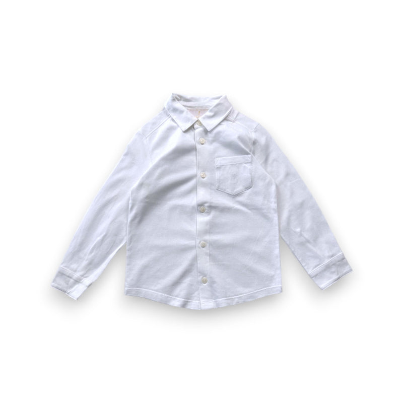 Jacadi - Chemise Blanche À Manches Longues - 4 Ans