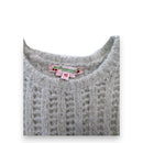 Bonpoint - Pull Gris En Laine Sans Manches - 10 Ans