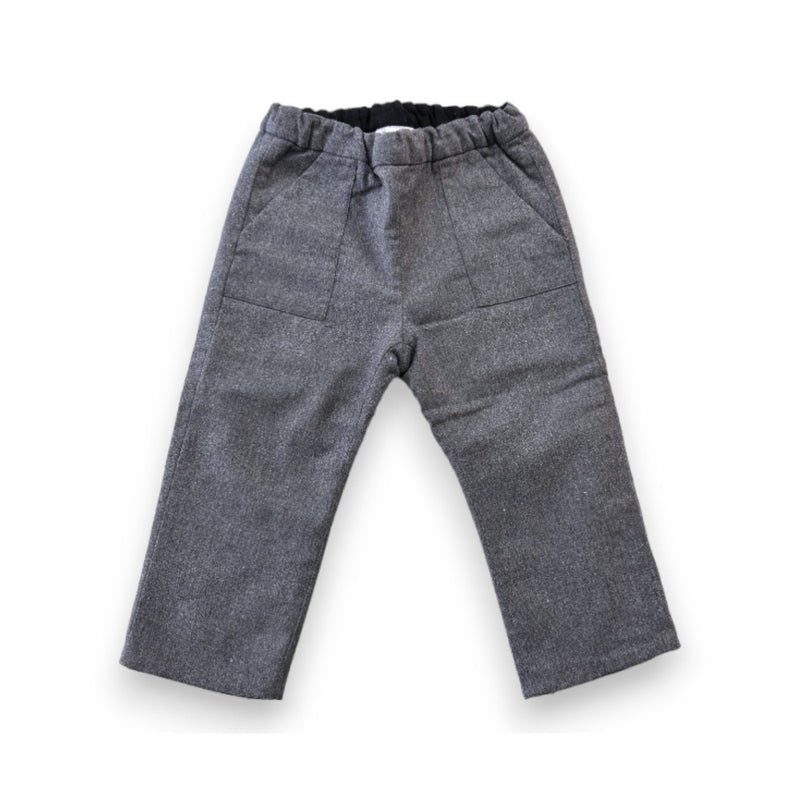 Bonpoint - Pantalon Gris En Laine - 2 Ans