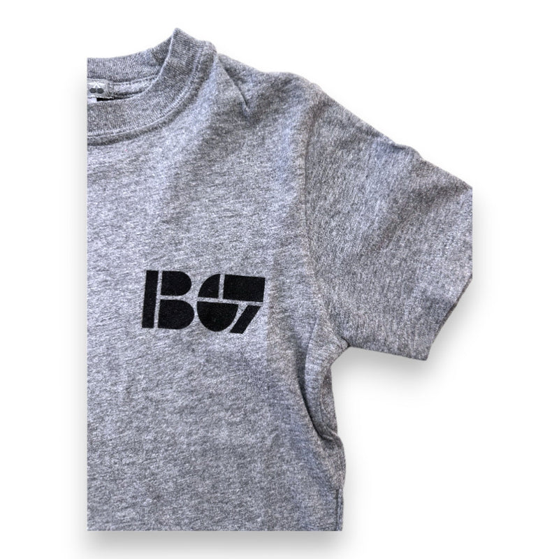 Bonpoint - T-Shirt Gris À Manches Courtes - 3 Ans