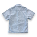 Bonton - Chemise Manches Courtes Bleue Boutonnée - 4 Ans