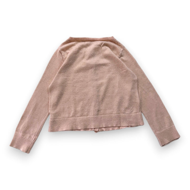 Bonpoint - Cardigan Rose À Paillettes - 4 Ans