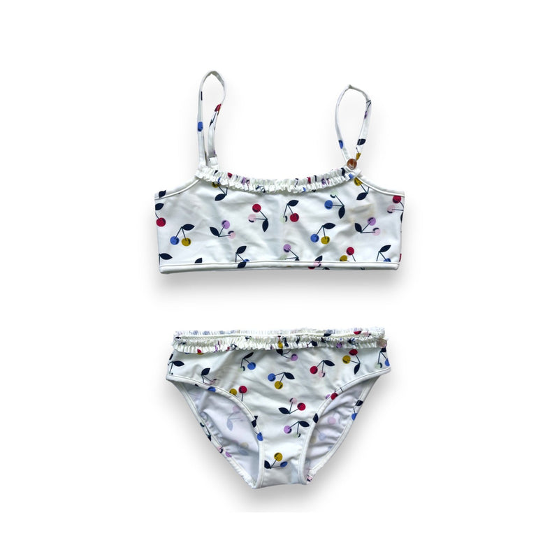 Bonpoint - Maillot De Bain 2 Pièces Motifs Cerises - 10 Ans