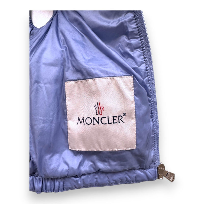 Moncler - Doudoune Sans Manches Bleu Ciel - 9 Mois