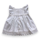 Bonpoint - Robe Blanche Avec Broderies - 6 Mois