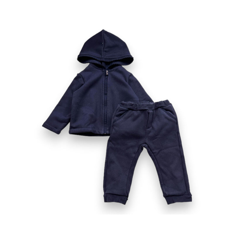 Jacadi - Ensemble De Jogging Bleu Marine - 18 Mois