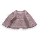 Bonpoint - Cardigan Rose En Alpaga - 3 Mois