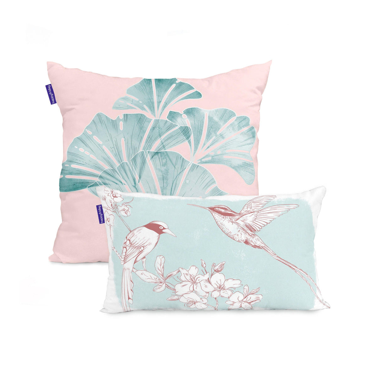 Fodera Per Cuscino Chinoiserie Rosa - Multicolore