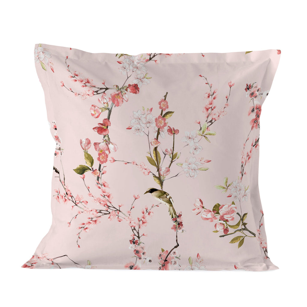 Chinoiserie Rose Cushion Cover - Multicoloured