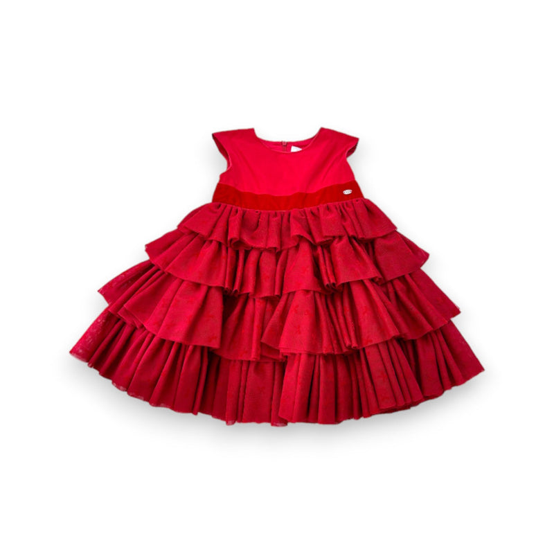 Tartine & Chocolat - Robe Rouge Tulle - 4 Ans