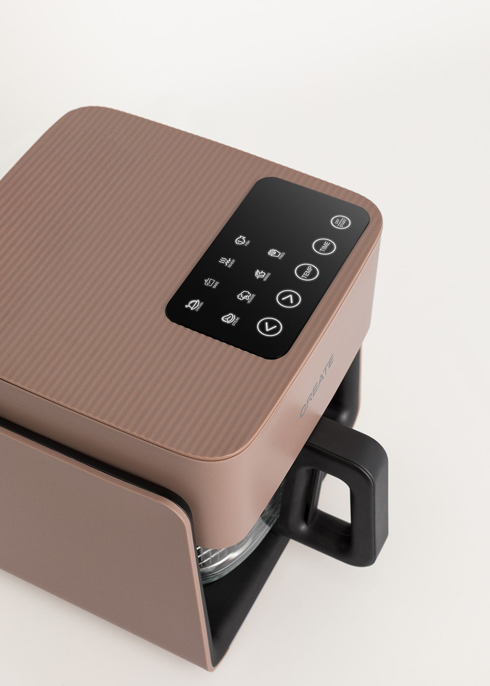 Air Fryer Studio Crystal - Freidora de Aire 4.2L - Moca