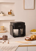 Air Fryer Studio Crystal - Freidora de Aire 4.2L - Negro