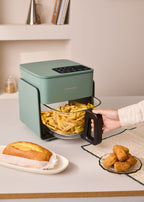 Air Fryer Studio Crystal - Freidora de Aire 4.2L - Verde Salvia
