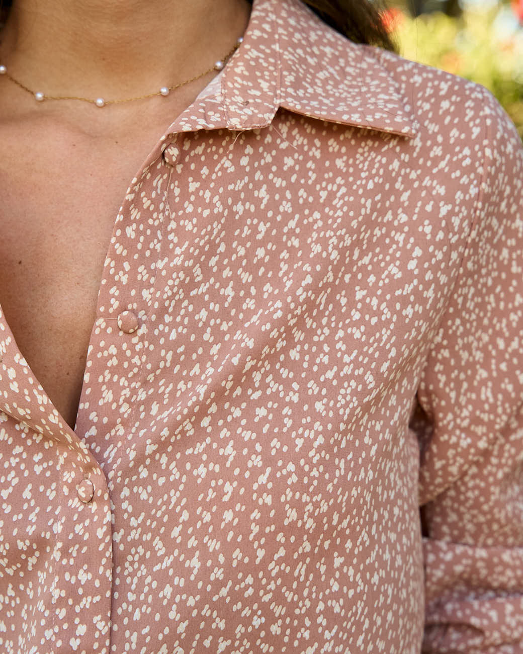 Blusa de Manga Larga - Desnudo