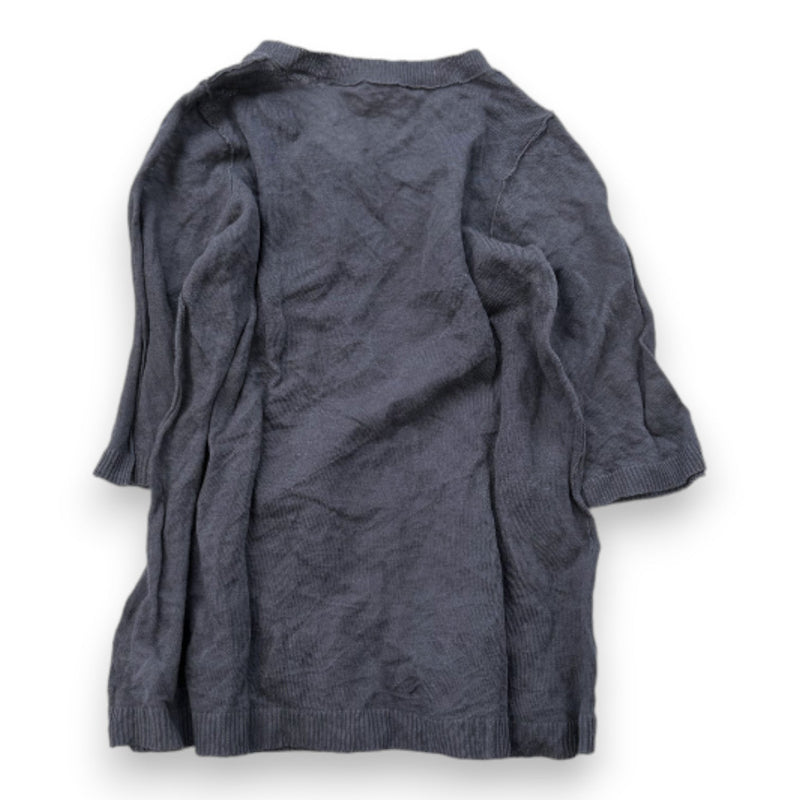 Bonpoint - Pull Gris Col V Neuf - 3 Ans